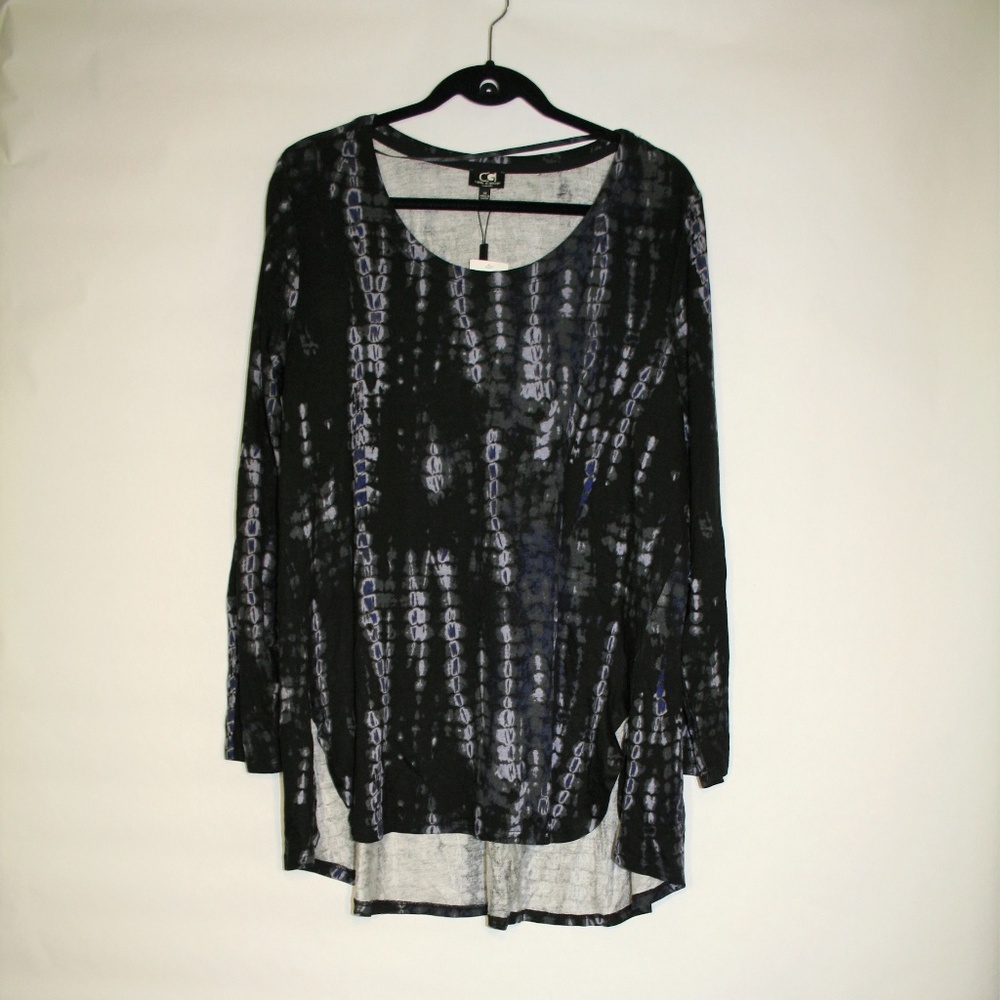 NWT Cable & Gauge Tie Dye Hi Lo Tunic Top 1X